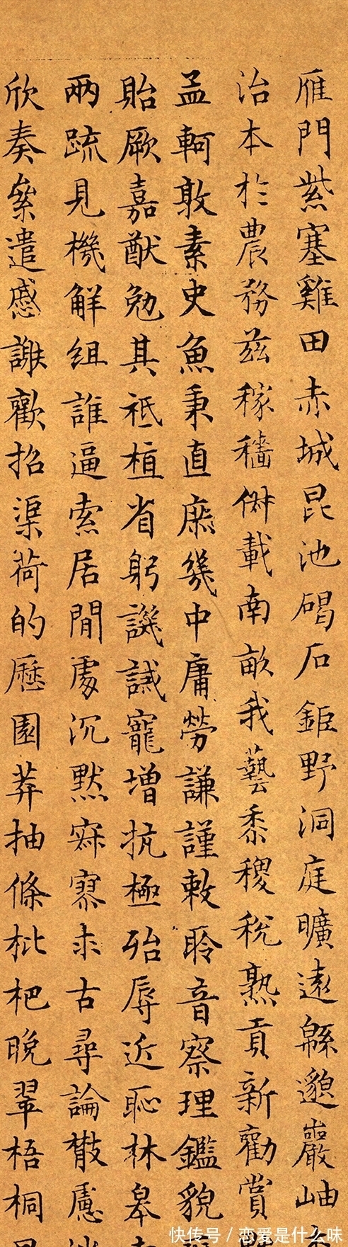 千字文#文徵明的这篇《千字文》,堪称欧楷的“教科书”,名动海内