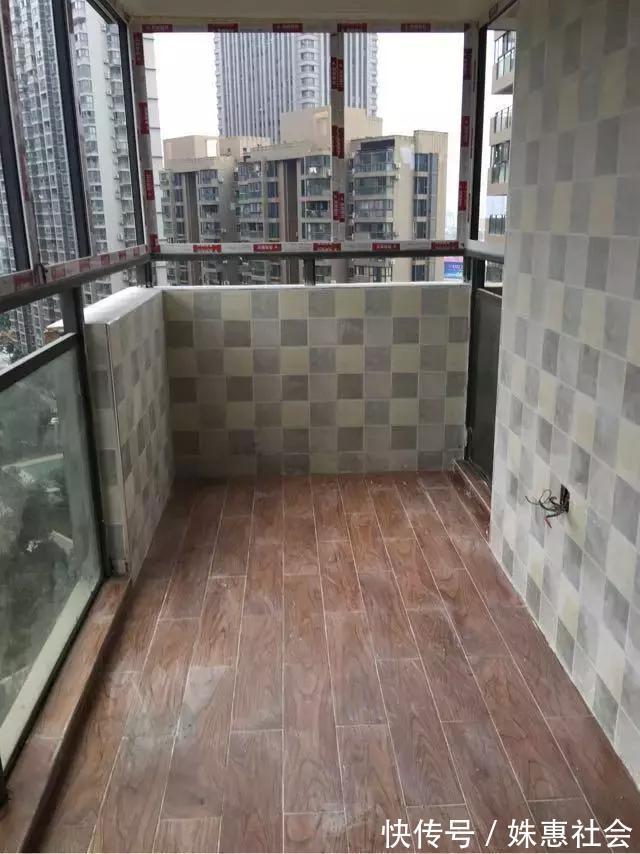 新房|晒晒我的新房,家具还没上就已经美爆了,邻居说地砖很酷
