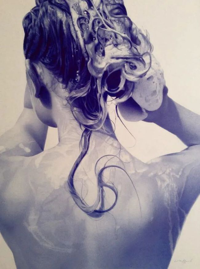 艺术@大神级的圆珠笔画:艺术家纳森·洛伦扎纳的作品