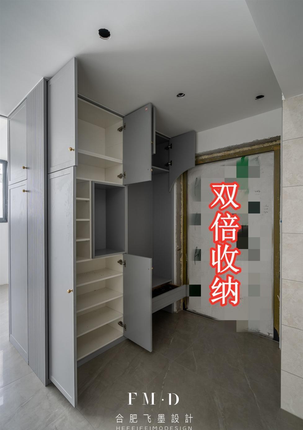 玄关|大户型如此任性,装2.3米双面柜打造“双玄关”,小户型也可以学