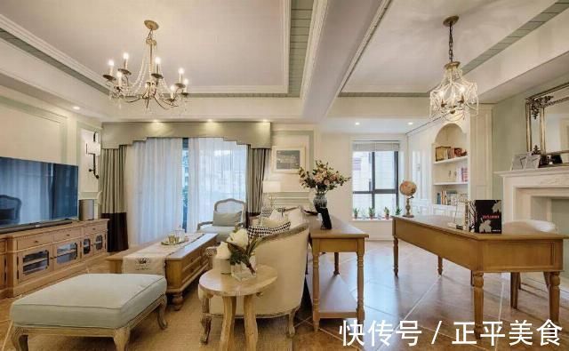 甜面包|108㎡美法混搭风,浪漫的诗意,营造了舒适时尚家居