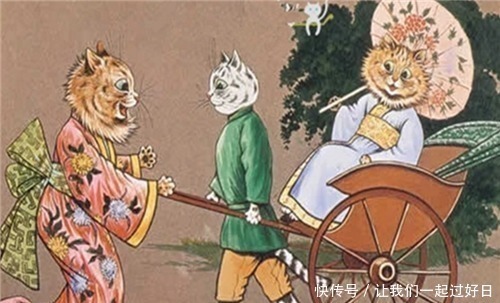 韦恩|他用一辈子去画猫，心脏骤停7分钟后画风大变，作的画越看越渗人