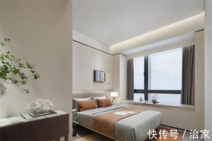 米白|治家平台丨110㎡的室内设计,质感又温馨