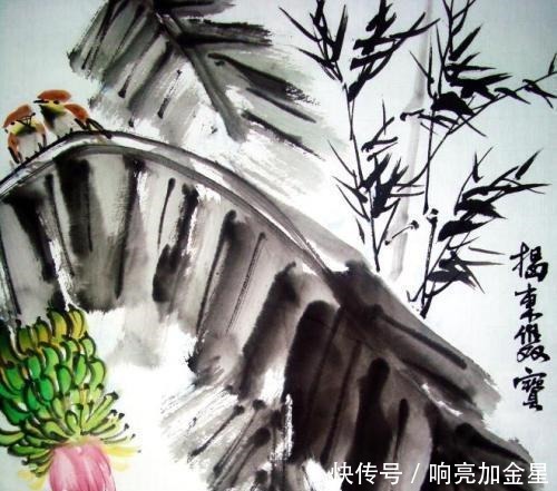 【草丁图书馆】A31,天空和香蕉树自然版、国画版