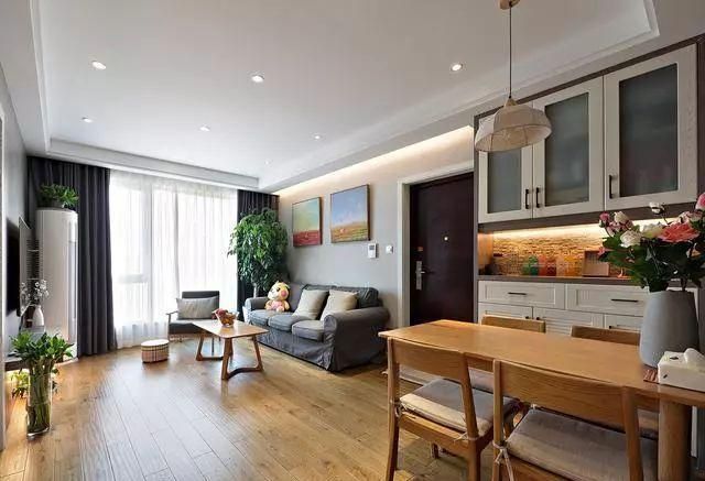 储物柜|老家新房装修准备搬进,半包给公司花了7万,亲朋上门都说有品味