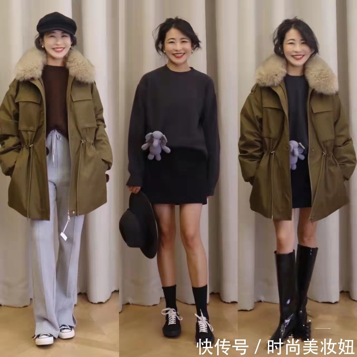 舒适度 穿衣好看不全靠身材，这位博主160cm，照样穿得洋气又高挑