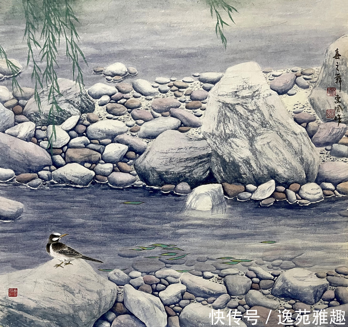 书画$「作品欣赏」静,是美的极致,画家杨东风作品欣赏