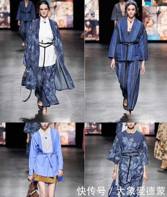 扎染|迪奥2021春夏系列的第二波，印花和扎染，让服装浪漫，更有趣味