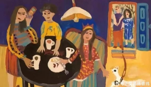 真人|11岁小女生用真人画画,盯着画看10秒钟,画中的人都会动