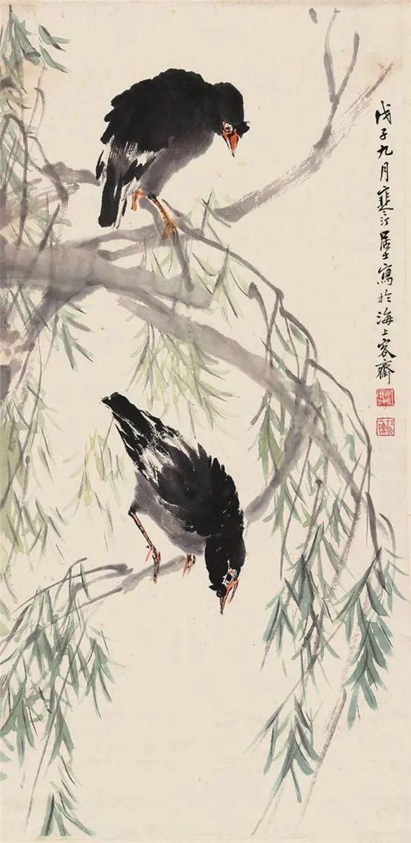 轻风|十位大师画柳，婀娜多姿，轻风拂面！