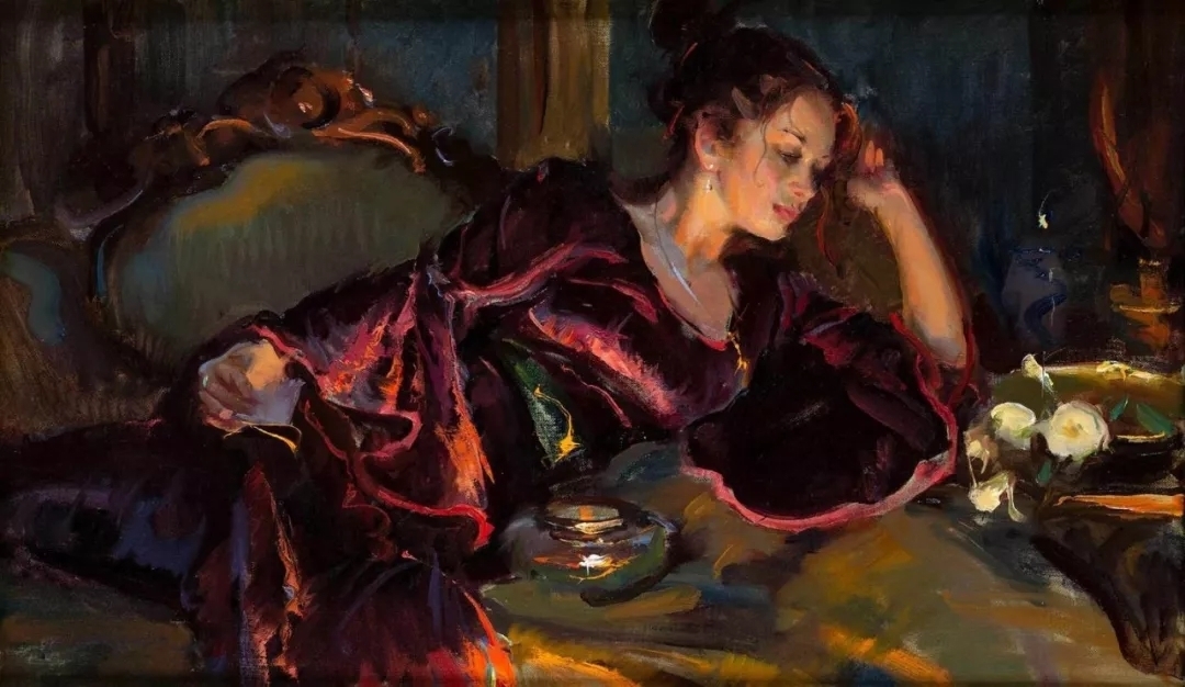 风景@美国画家的作品 沉思的少女还是牧场田园诗般的风景和人物都令人印象深刻