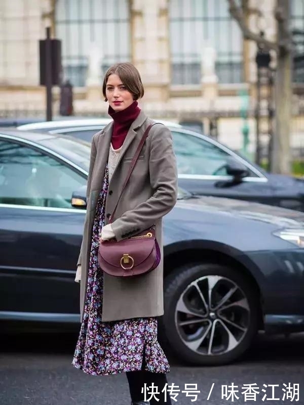 今年最火高领毛衣+大衣,才是秋冬绝配!