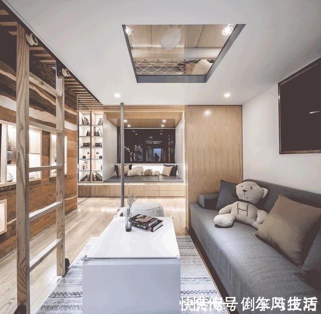 蜗居|套内仅34㎡,空间利用到极致,蜗居变“豪宅”,一家五口很满意!