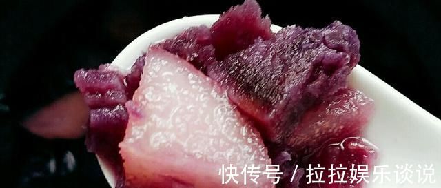 紫薯汤|早餐,坚持每天一杯它,帮助排出宿便,脸蛋白净了,衣服穿成s码