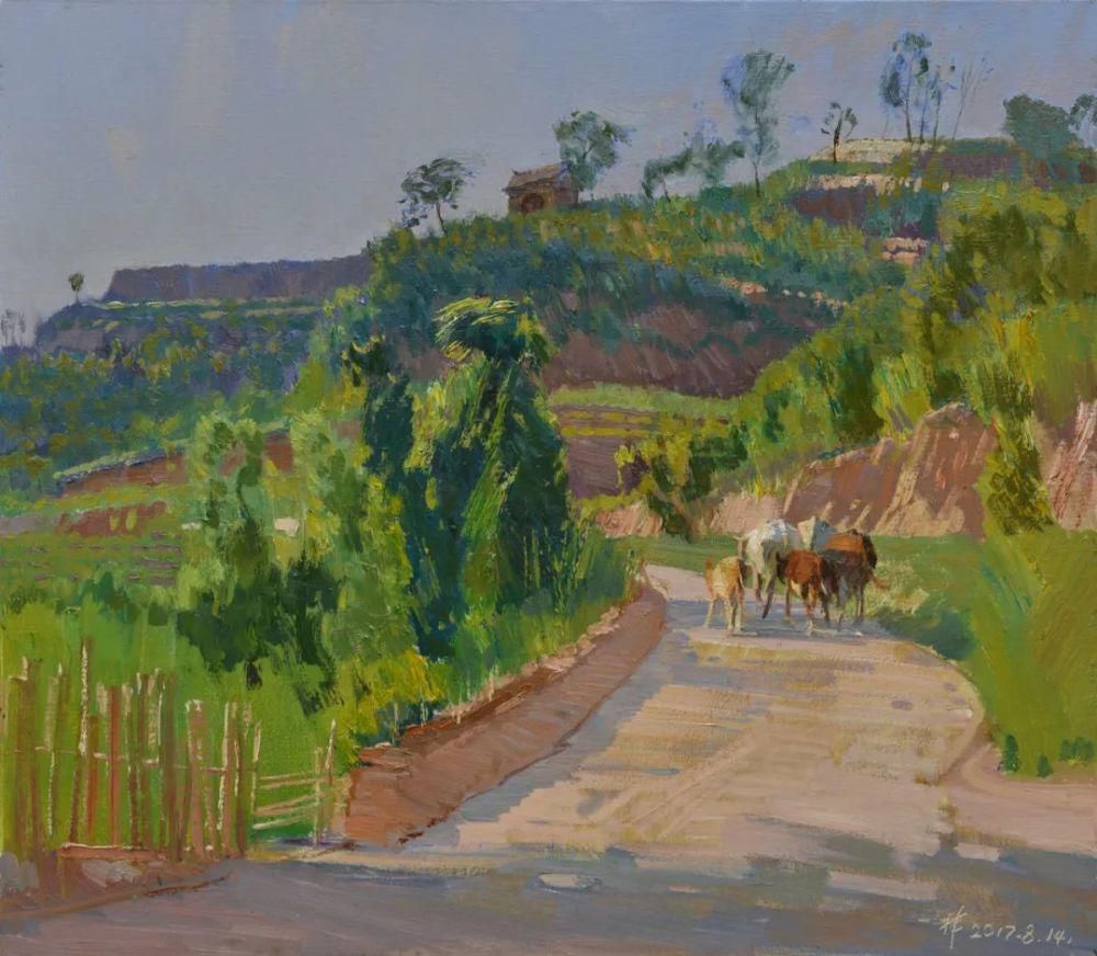  士生导师|大别山写生作品