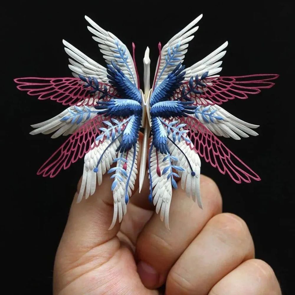 抑郁小哥把一只2毛钱的千纸鹤折成了我买不起的样子,不但病好了还年入百万