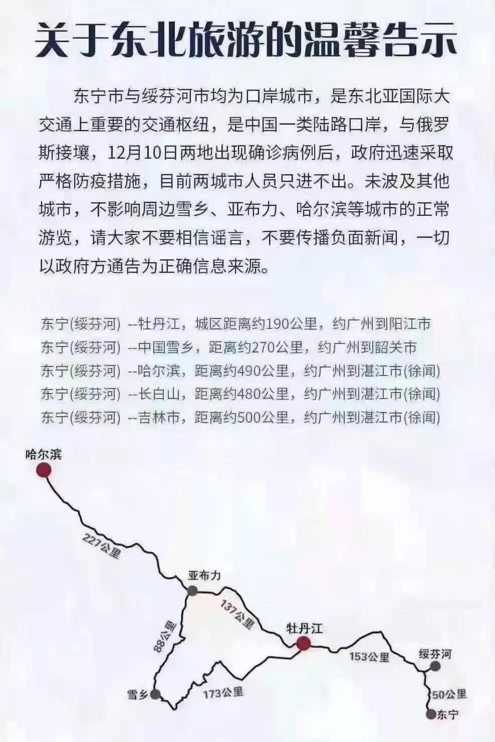 东北|关于东北旅游的温馨告示