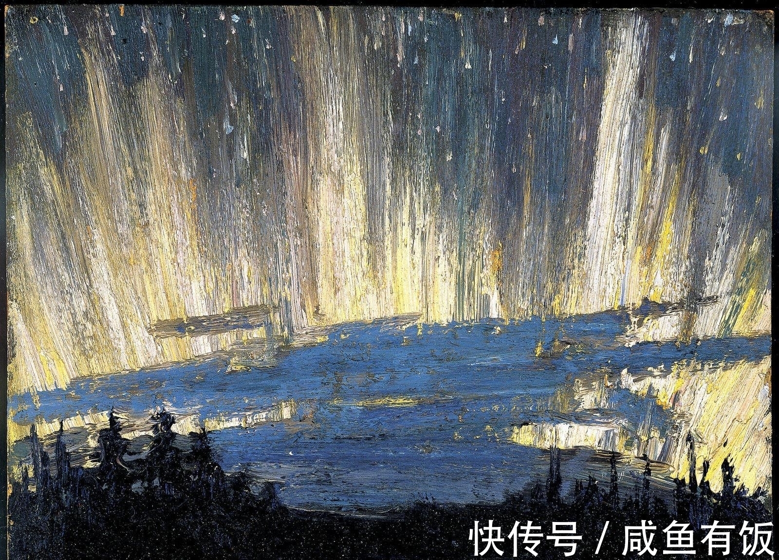 笔触!浓烈的色彩,激荡的笔触