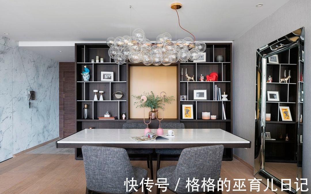 卧室|110平高层住宅,莫兰迪色为空间注入灵魂,这才是婚房该有的样子