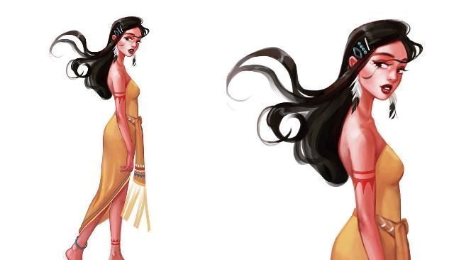 莫阿娜|“油画风格”的迪士尼公主,身穿便装很摩登,又酷又拽比王子还帅