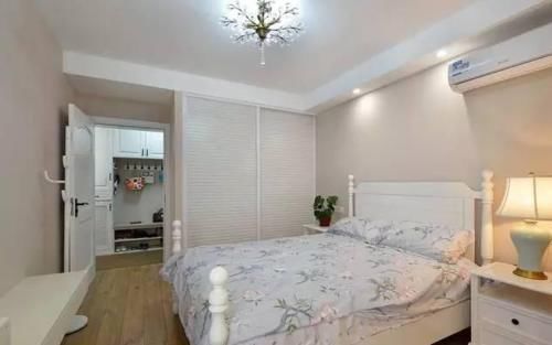 美式|118㎡简约美式三室两厅，浴霸灯还可以这样装，太聪明了！