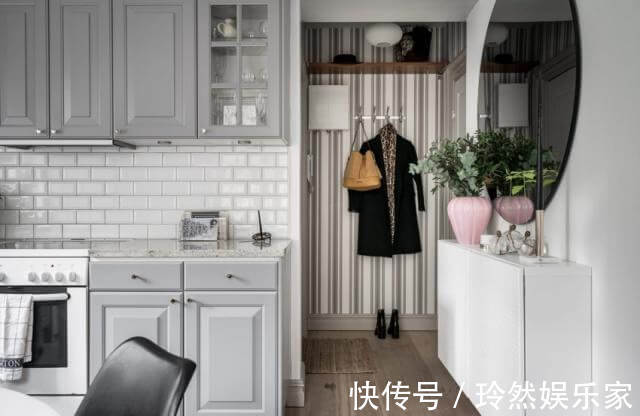 墙壁|36㎡高级灰北欧风格公寓,一个人住再舒服不过了