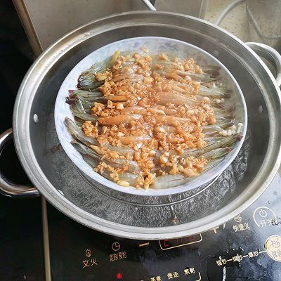 小米辣|蒜蓉开背虾