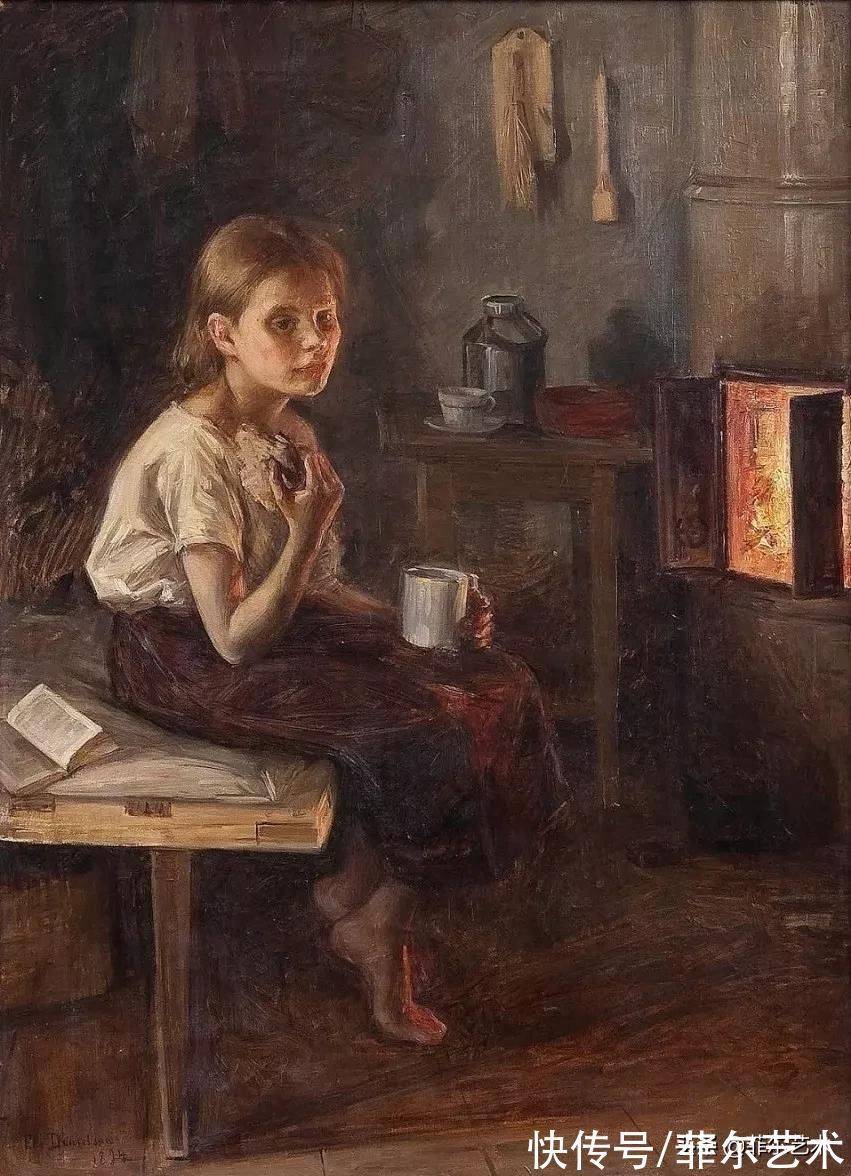 丹尼尔$芬兰第一代女性艺术家之一,艾琳·丹尼尔森的油画作品欣赏