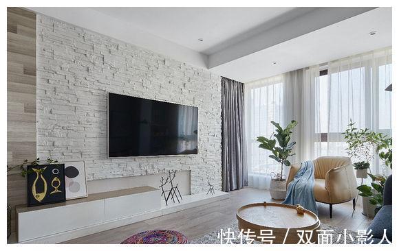 打通|98平北欧风乔迁入住,3室2厅打通了2个阳台,空间大了2倍还亮堂堂