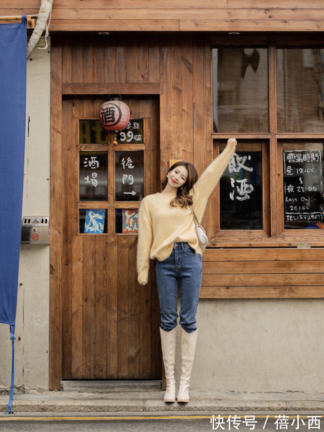 阔腿裤|今年流行“毛衣+裤子”,搭配小黑裤、牛仔裤、阔腿裤保暖又时髦