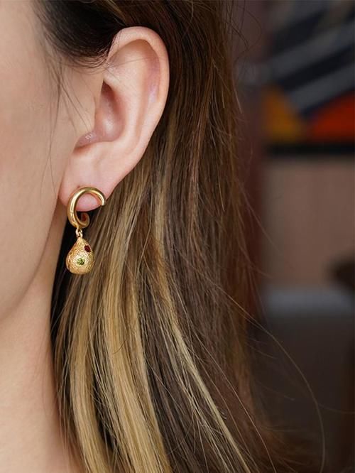 日常通勤气质耳环合集，明星同款ORANGE CUBE耳环