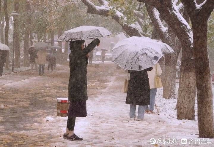 下雪|立冬下雪太好玩了，山东师大学生们玩疯了