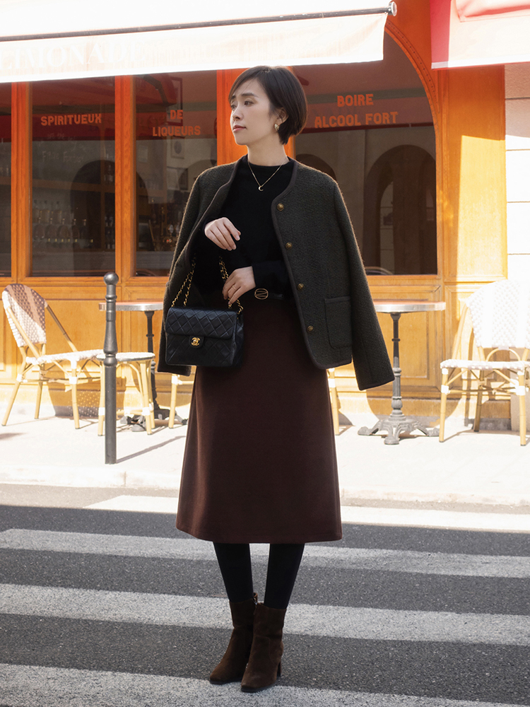 搭配 “小香风外套”才是冬季穿搭的yyds,优雅知性又干练,谁穿谁美