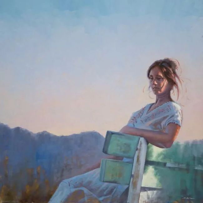 艺术学院$法国女画家:魅力独特的色粉味道