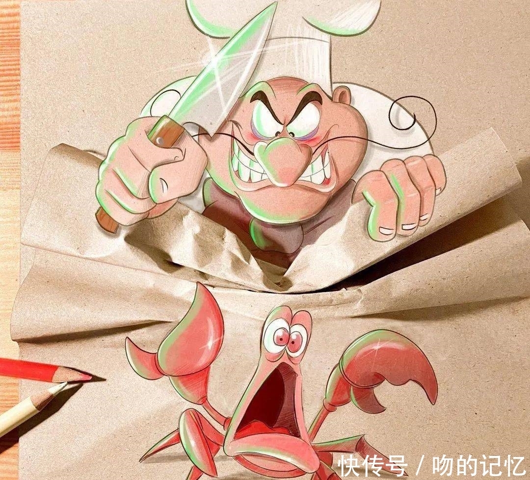 有没有|来看看,这组插图到底有没有用PS?