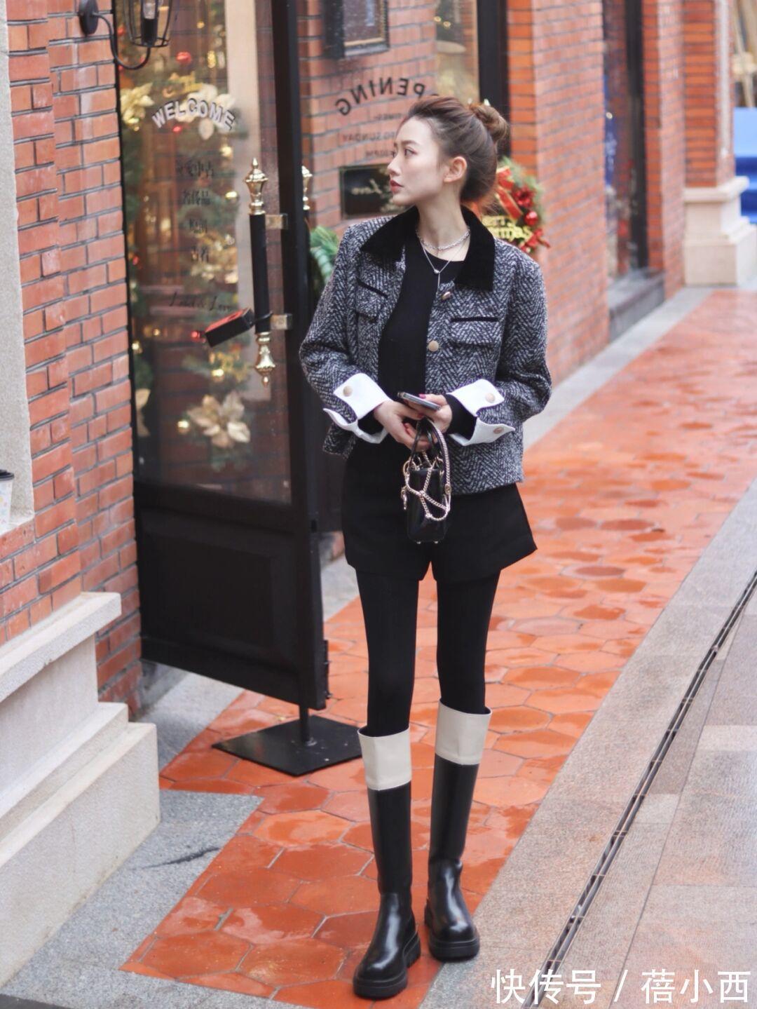 搭配 2022早春穿搭流行“小香风外套+半身裙or牛仔裤”,自带优雅气场