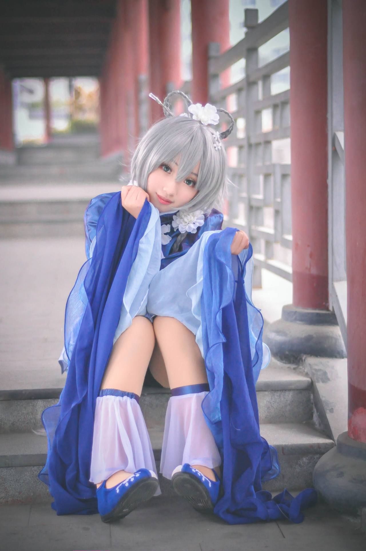 冬至|洛天依冬至芍药cosplay