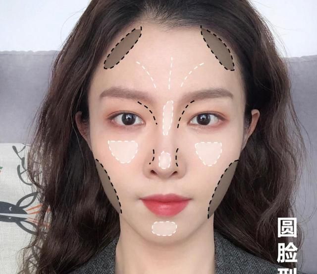 长三角区|圆脸女生如何修容?手残党学会这几步,妆容高级又显脸小!