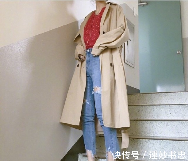 简约 风衣,我喜欢这样穿!简约精致又贼拉风,上街后非常吸睛!