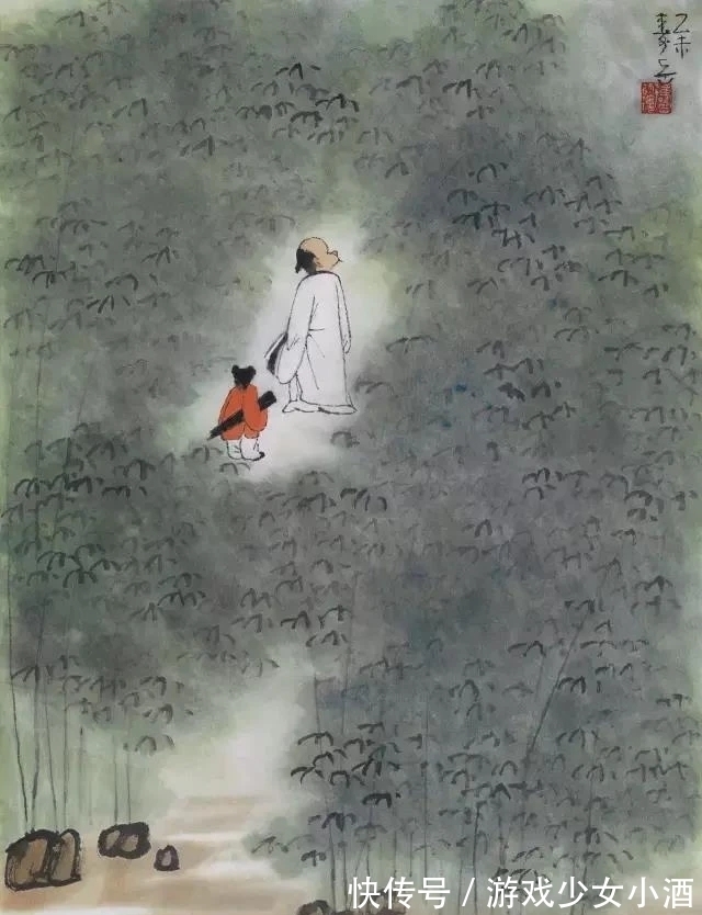 李将军&他贵为山水画大师的儿子，绕开中国画师承的最大忌讳，可敬可嘉！