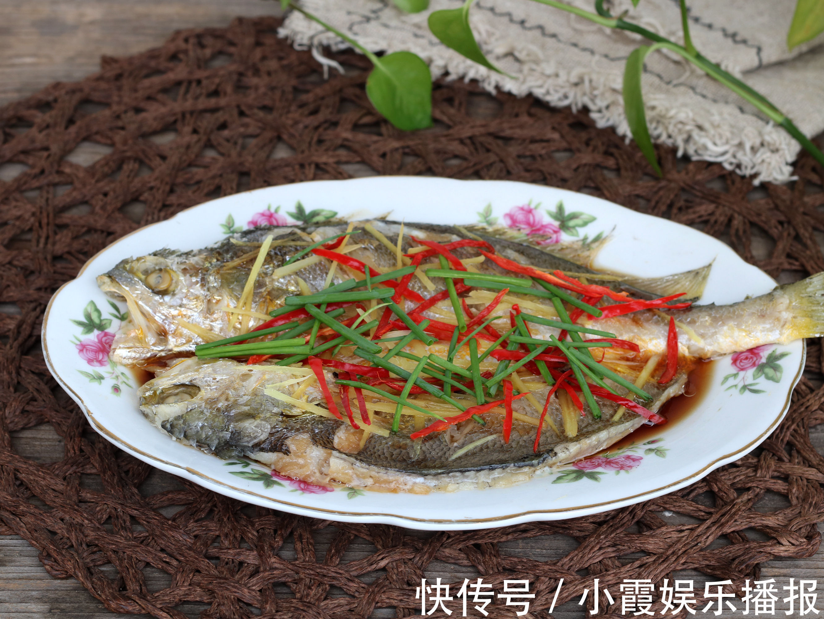 清蒸黄花鱼|被误解很深的鱼,却是真正的海鱼,肉多刺少营养高,别不懂吃