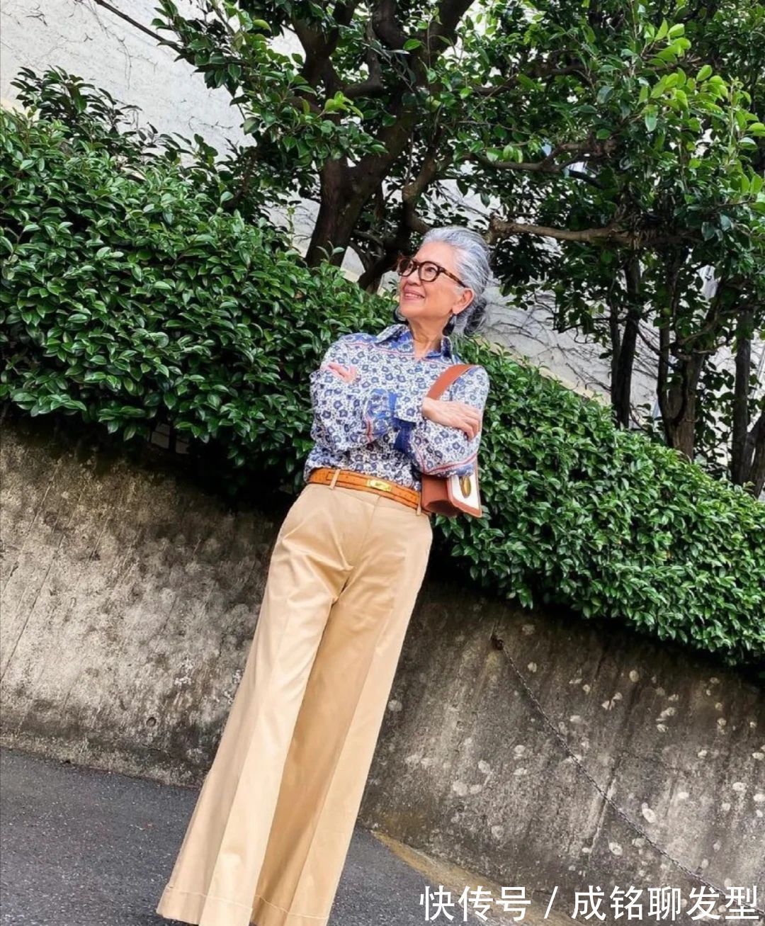 时髦|年过七旬的日本奶奶,穿衣时髦潮范十足,大胆的搭配风格十分吸睛