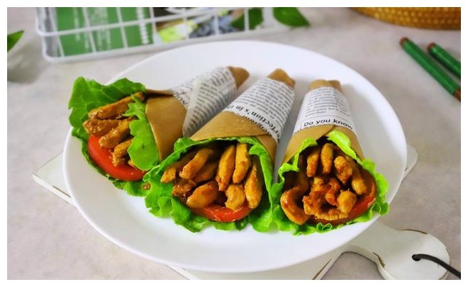 早餐饼这么做,不用发酵省时间,卷一卷,简单省事,好吃不长肉