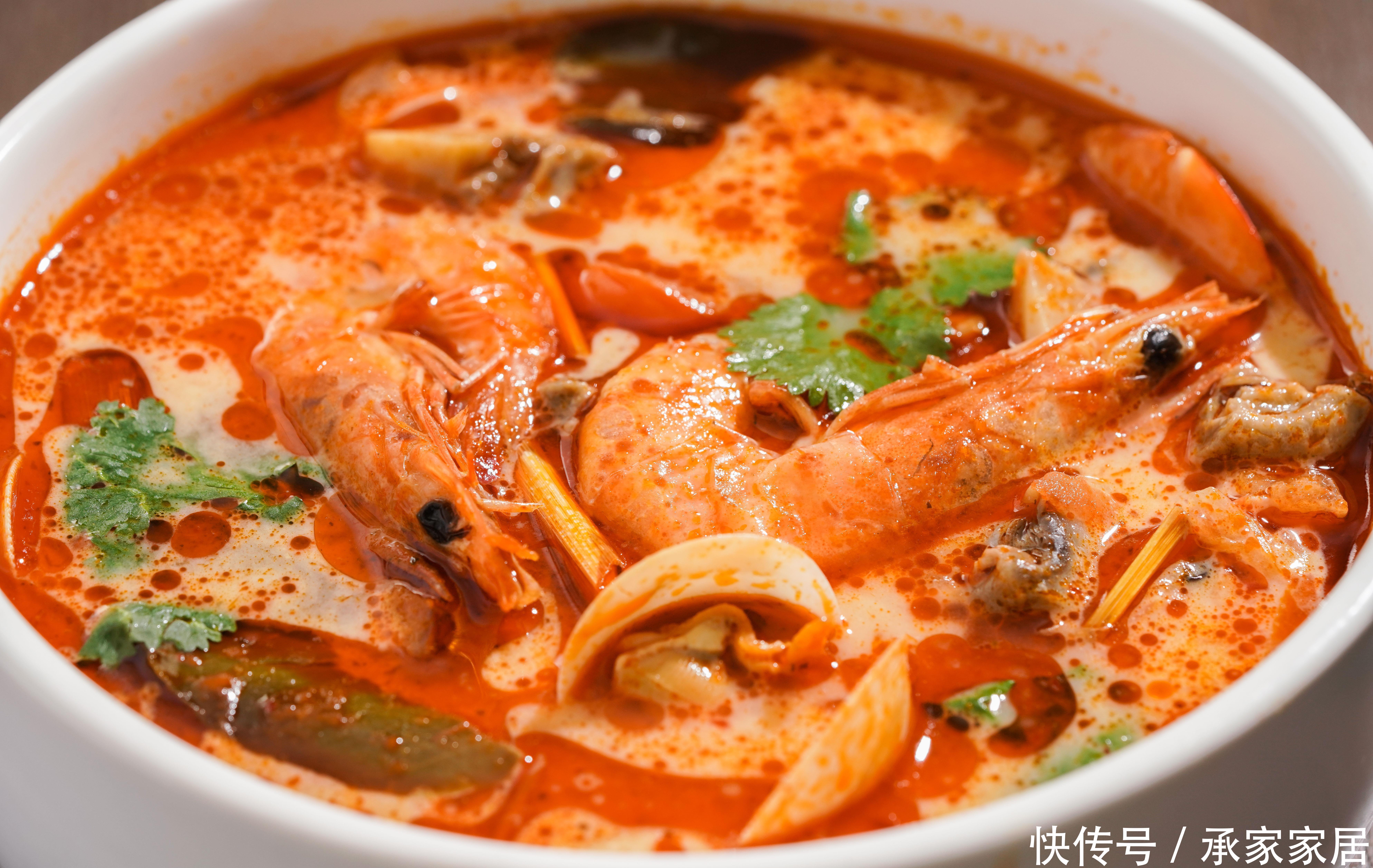 基围虾|泰国的国汤—冬阴功,汤汁酸辣鲜爽,在家就能品尝萨瓦迪卡风味!