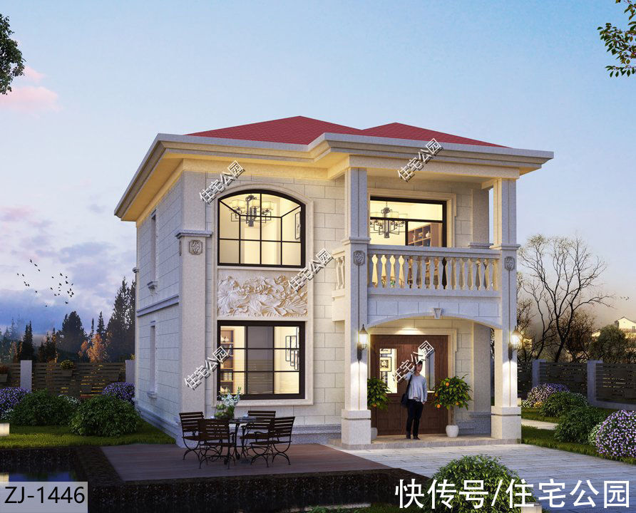 占地面积|占地不足百平,也能建出大气别墅!10套图纸你更喜欢哪一套?