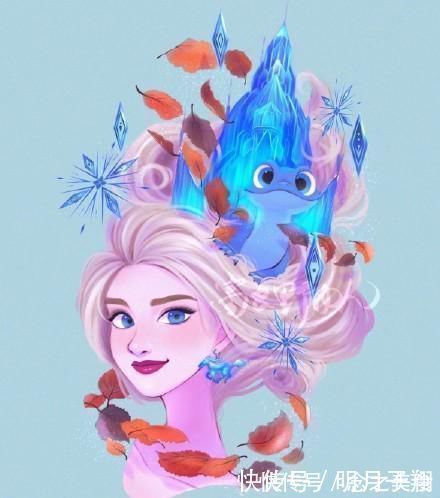 茉莉|迪士尼公主最新潮的發型,木蘭頭頂長劍,艾莎把宮殿裝在頭發里