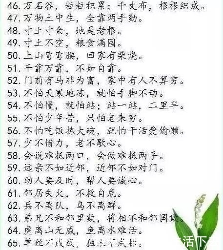 320条谚语,满满的古人智慧结晶!