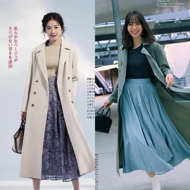 40+女人穿衣在精不在多，休闲上衣搭配半身裙，穿出高级感