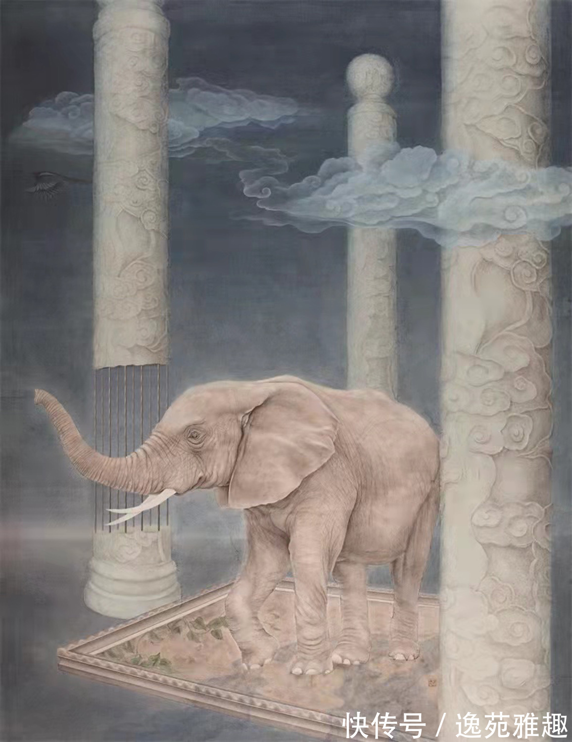 会员$「作品欣赏」淡烟流水画屏幽,女画家崔连文的花鸟作品