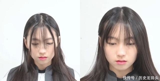自己剪遮肉小脸刘海!把握发型师比例1:3,所有脸型都变鹅蛋脸
